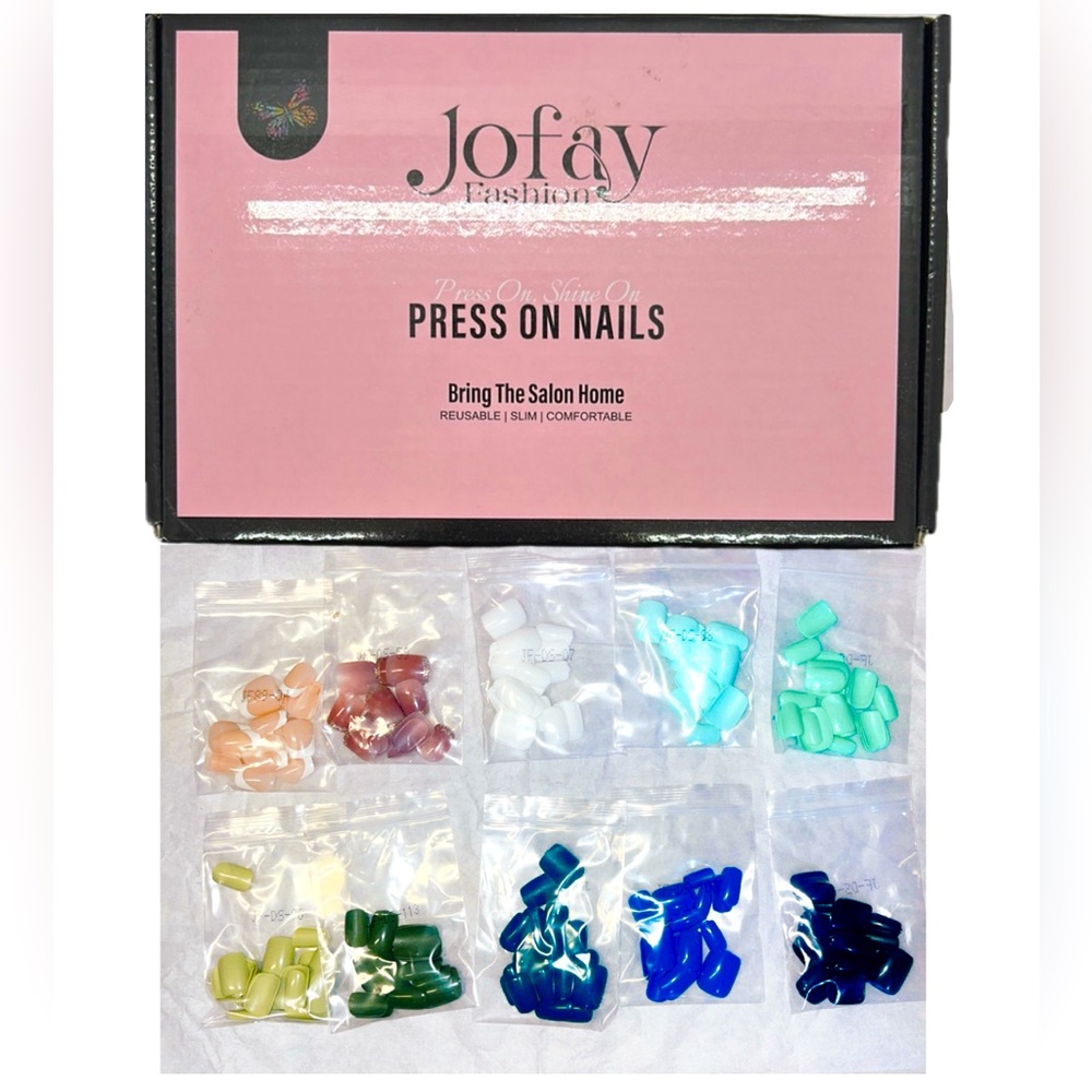 NIB Jofay Fashion 240 Pieces Press On Nails Short 💅🏼
